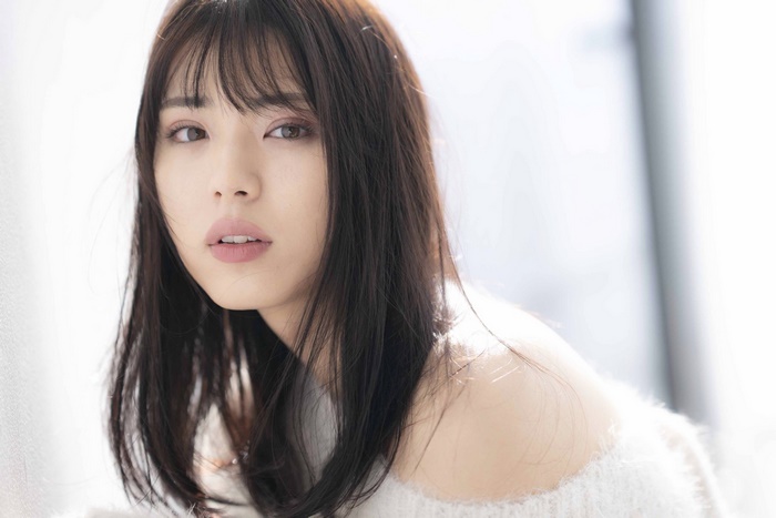 Asian woman with black hair