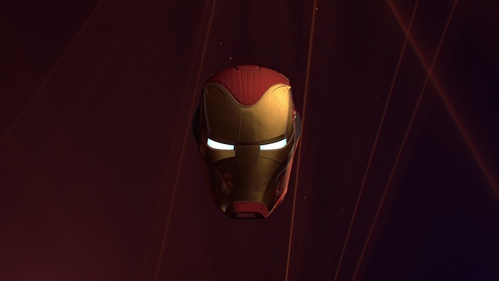 Iron Man helmet from Marvel Comics 4K
