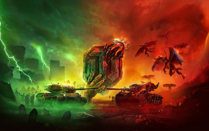 World of Tanks Demons vs. Undead Battle