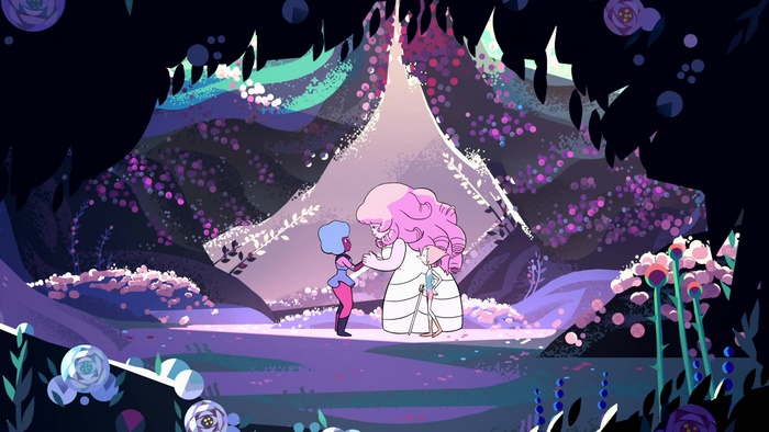 Pearl, Garnet, and Rose Quartz from Steven Universe