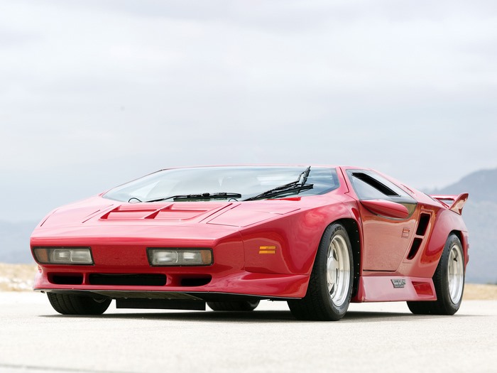 Red Vector W8 Twin Turbo sports car