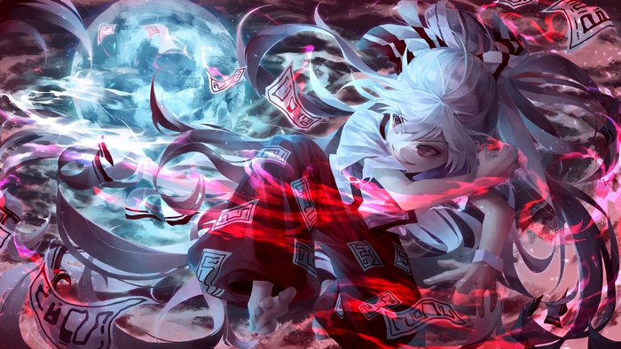 Fujiwara no Mokou from Touhou 4K