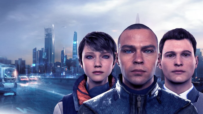 Kara, Markus, and Connor from Detroit: Become Human