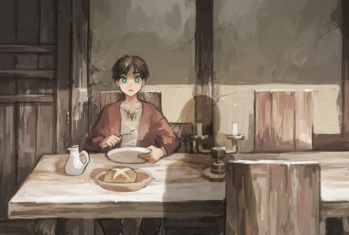 Eren Yeager from Attack on Titan 4K
