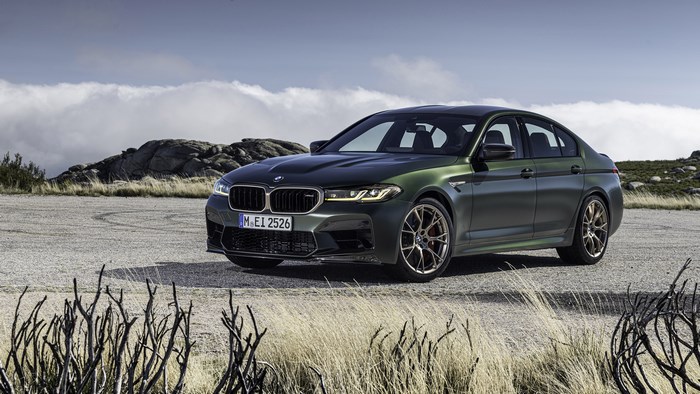 Green BMW M5 4K