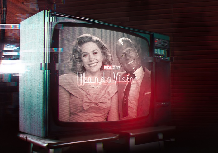WandaVision 4K: Wanda Maximoff and Vision