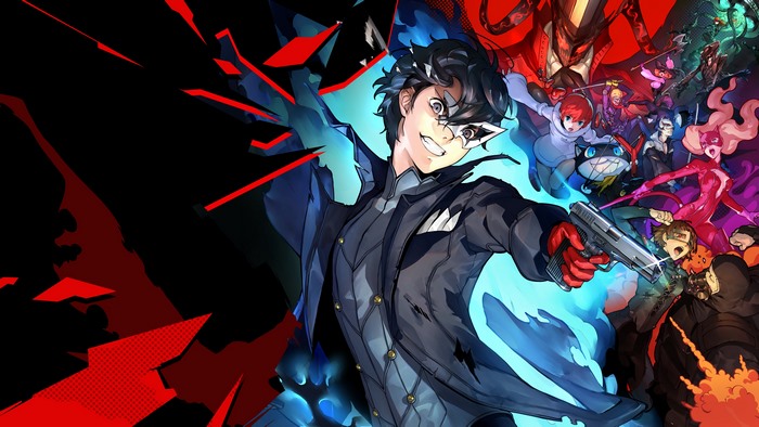 Joker and Phantom Thieves from Persona 5 Strikers 4K