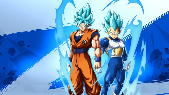 Goku and Vegeta from Dragon Ball FighterZ 4K