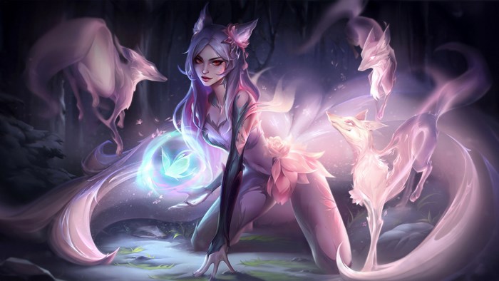 Ahri from League of Legends 4K