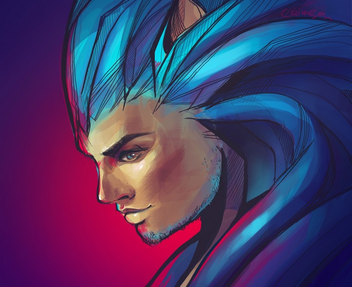 Humanized Sonic the Hedgehog from Sonic Mania Adventures