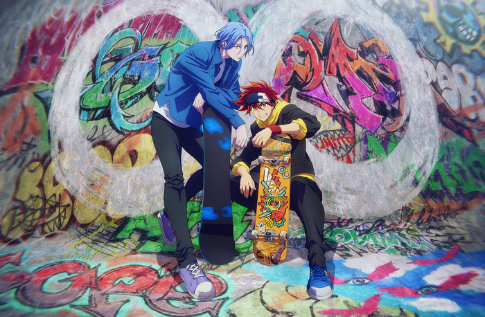 Reki Kyan and Langa Hasegawa from SK8 the Infinity