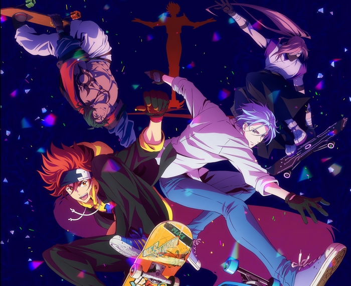 Reki Kyan, Langa Hasegawa, Kojiro Nanjo, and Kaoru Sakurayashiki from SK8 the Infinity 4K