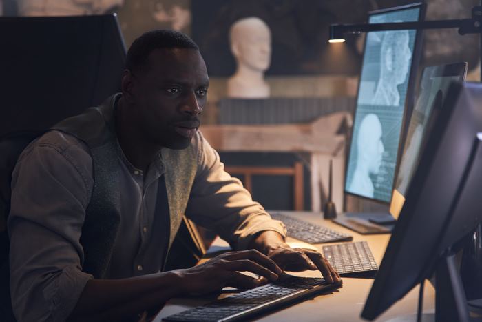 Omar Sy as Lupin in Lupin 4K