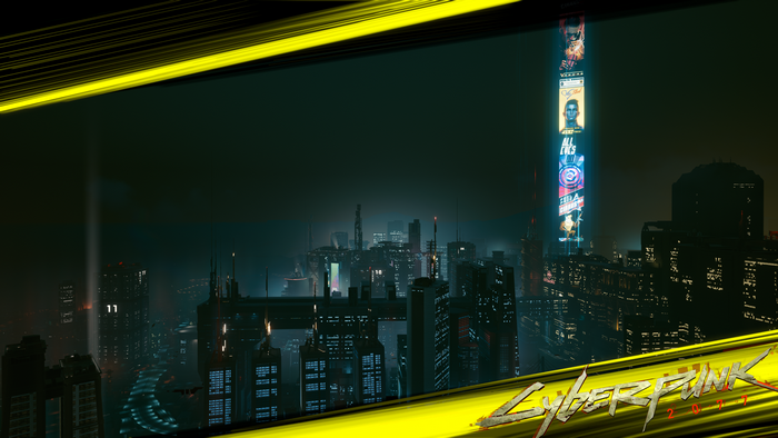 Cyberpunk 2077 4K Night City cityscape