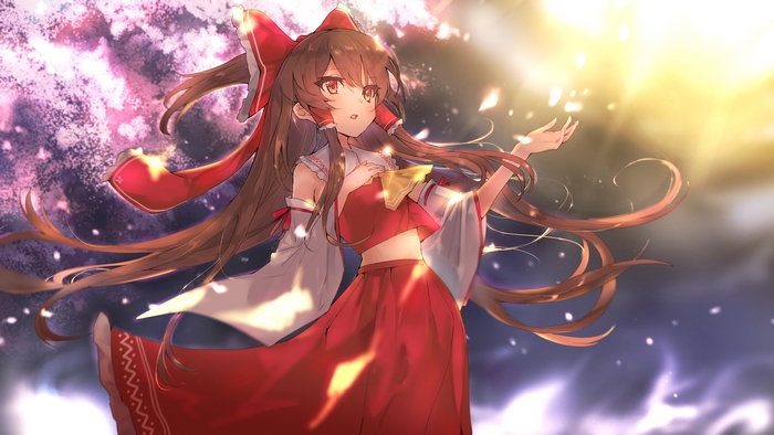 Reimu Hakurei from Touhou 4K