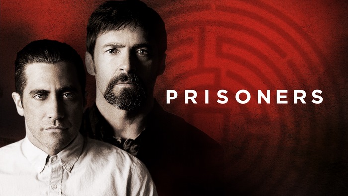 Prisoners movie poster with Jake Gyllenhaal and Hugh Jackman