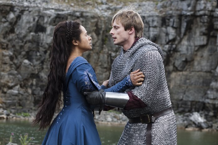 Guinevere and Arthur from Merlin