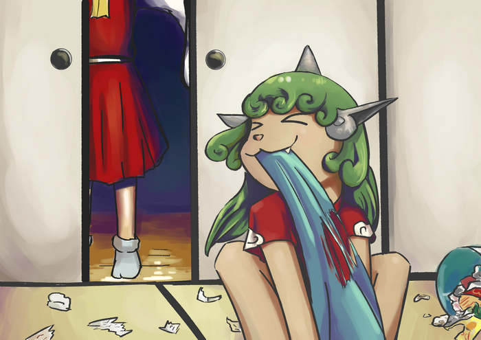 Aunn Komano from Touhou HD