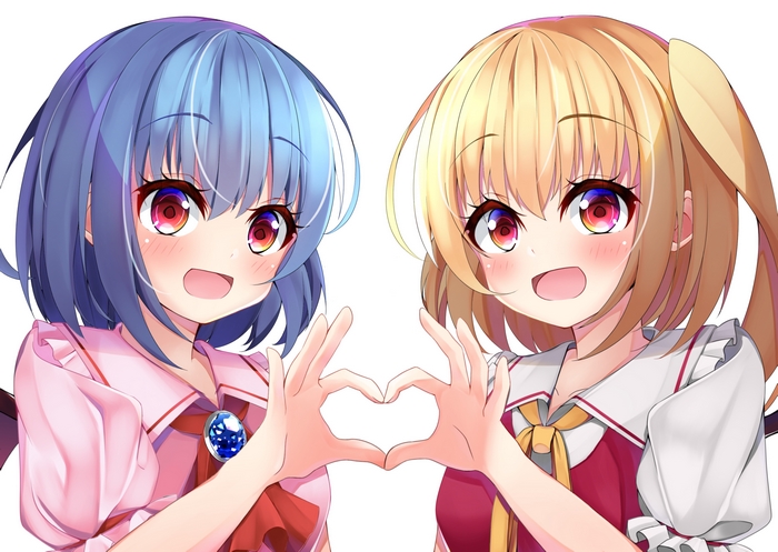 Remilia Scarlet and Flandre Scarlet from Touhou