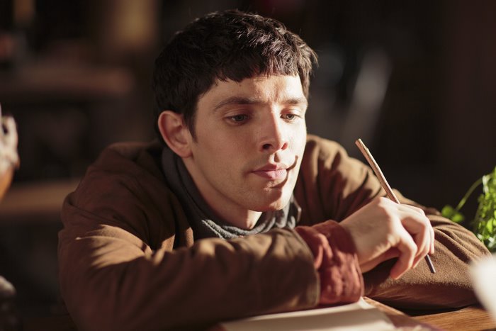 Colin Morgan as Merlin in Merlin
