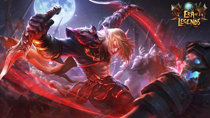 Elf warrior with swords in Era of Legends