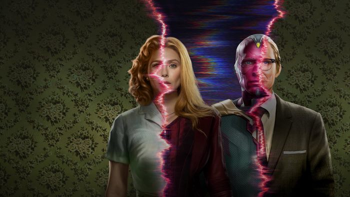 Scarlet Witch and Vision from Marvel Comics 4K