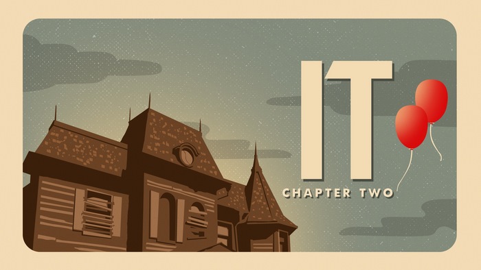 It Chapter Two movie poster with balloons