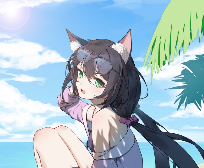 Karyl from Princess Connect! Re:Dive at the beach