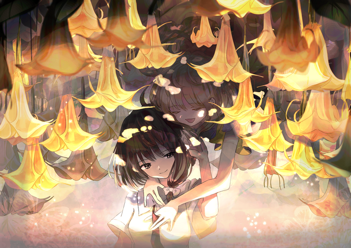 Renko Usami and Maribel Hearn from Touhou 4K