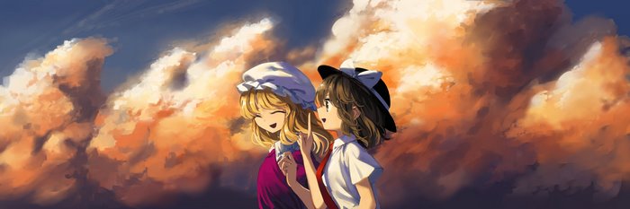 Maribel Hearn and Renko Usami from Touhou HD