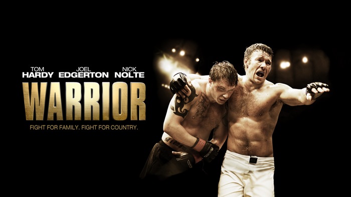 Warrior Movie Poster with Tom Hardy and Joel Edgerton
