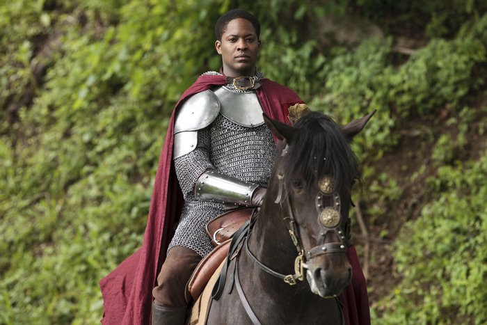 Elyan from Merlin on horseback