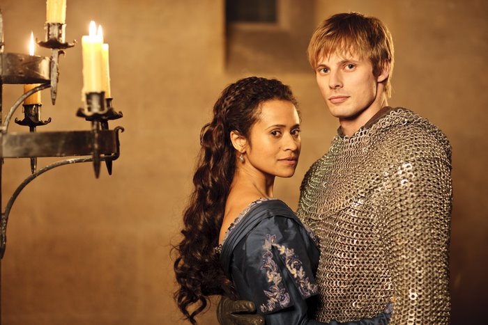 Arthur and Guinevere from Merlin