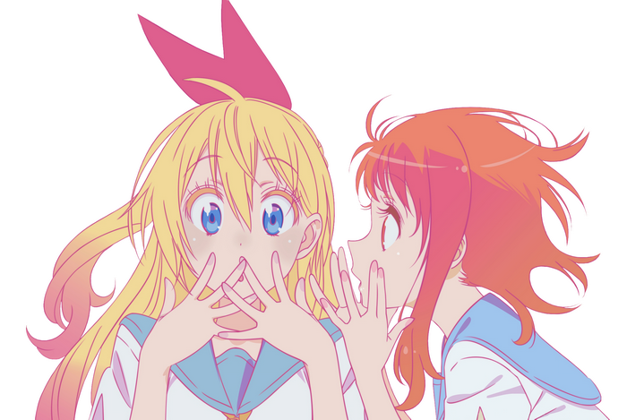 Chitoge Kirisaki and Kosaki Onodera from Nisekoi 4K