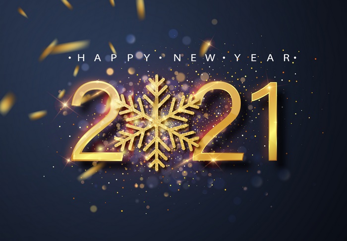 Happy New Year 2021 4K