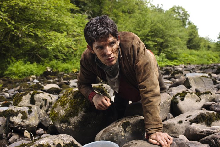Merlin from Merlin on rocky riverbed