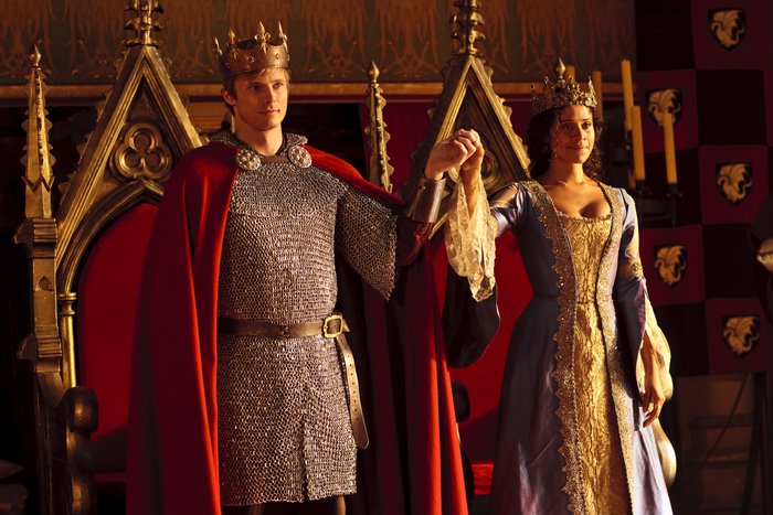 Arthur and Guinevere from Merlin