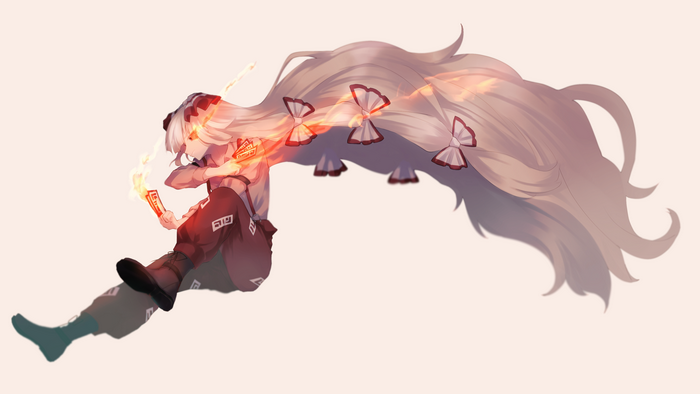 Fujiwara no Mokou from Touhou 4K