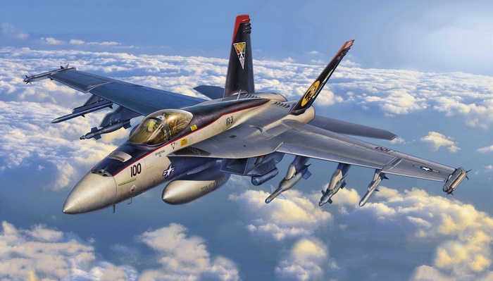 Boeing F/A-18E/F Super Hornet Jet Fighter