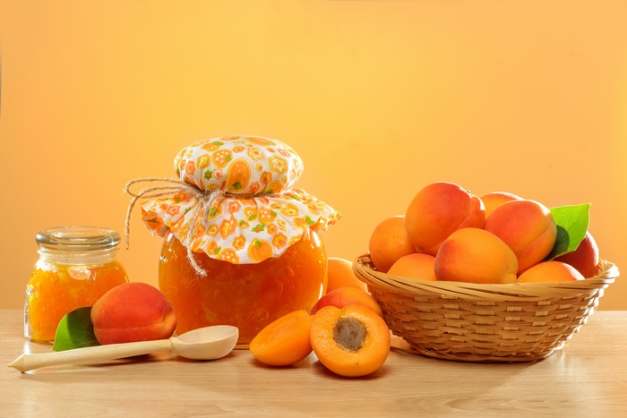 Apricot Jam and Fresh Apricots Still Life 4K