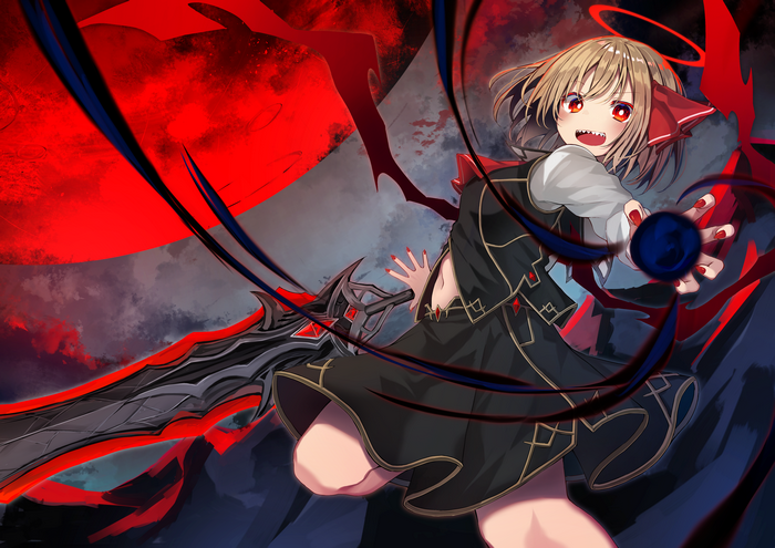 Rumia from Touhou in Dynamic Dark Scene 4K