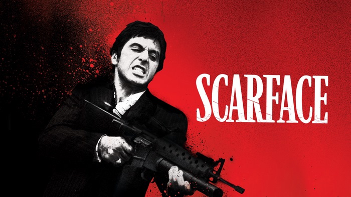 Scarface movie poster with Al Pacino