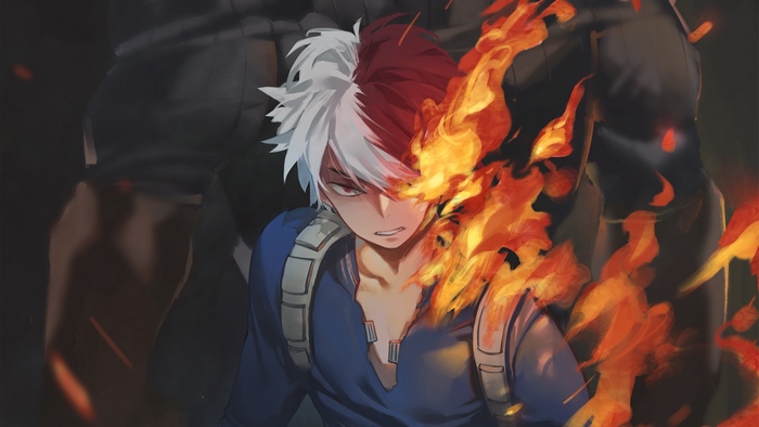 Shoto Todoroki from My Hero Academia 4K