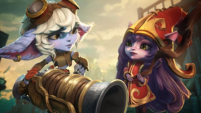 Tristana and Lulu from League of Legends