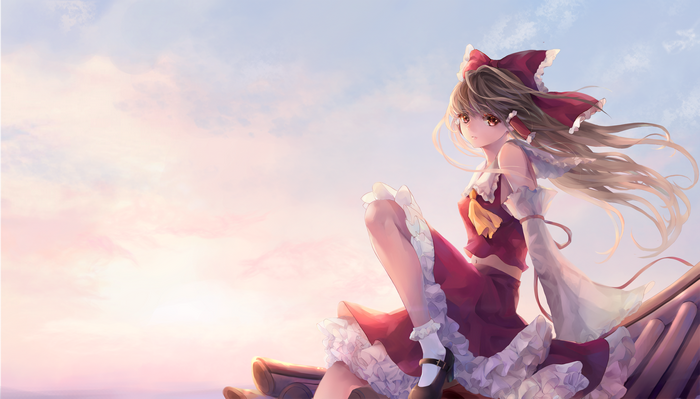 Reimu Hakurei from Touhou 4K