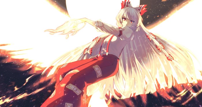 Fujiwara no Mokou from Touhou 4K