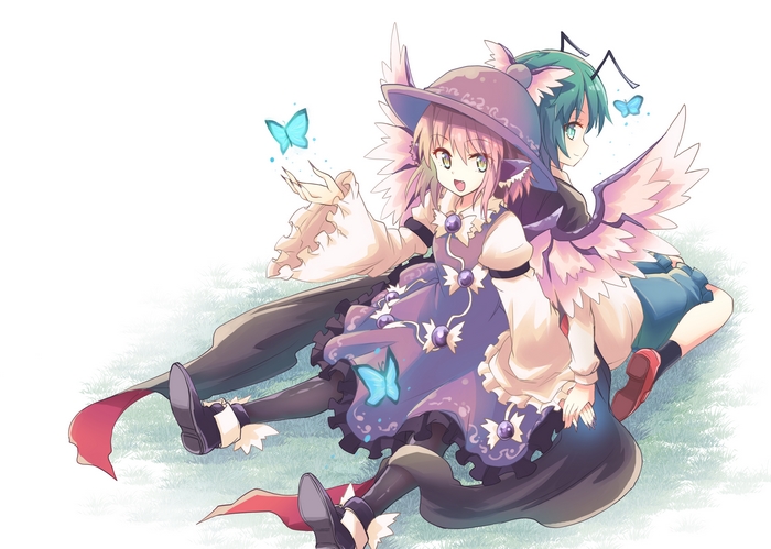 Mystia Lorelei and Wriggle Nightbug from Touhou