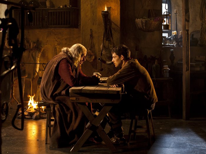 Gaius and Merlin from Merlin