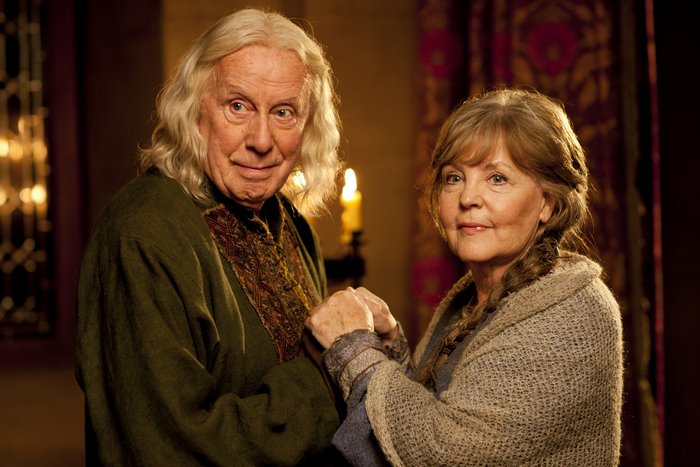 Alice and Gaius from Merlin