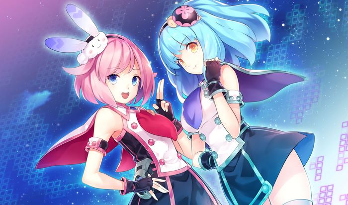 Two anime girls from Gun Gun Pixies 4K